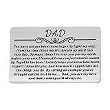 TGBJE DAD Wallet Insert Dad You Are My Hero and That’s What You’ll Always Be Wallet Card Fathers...