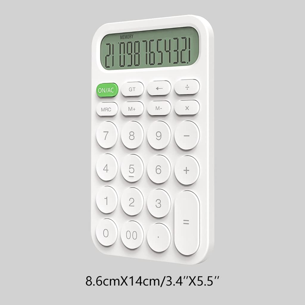 calcolatrice, Calcolatrice portatile palmare - elettronica a batteria a 12 cifre for studenti e uso in ufficio
