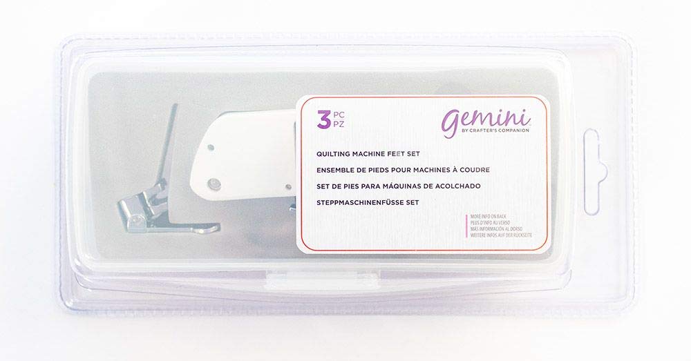 Pieds pour machine à matelasser Gemini argenté en taille unique métallique robuste