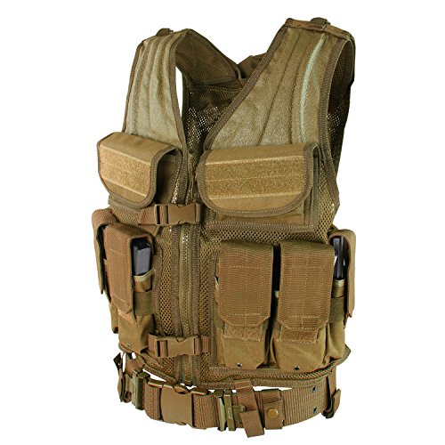 Condor Elite Tactical Vest Coyote Brown
