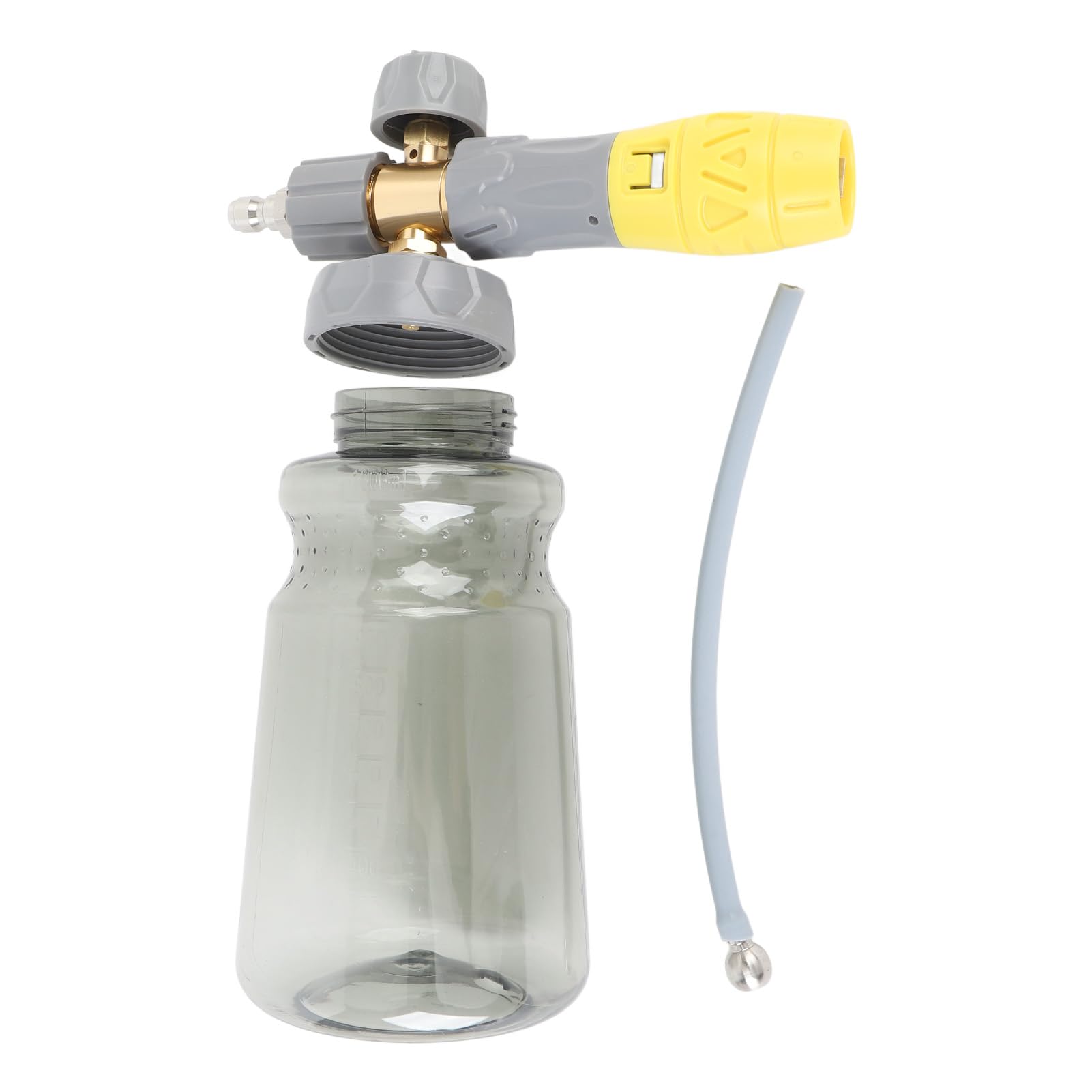 Fan Shape Car Foam Sprayer, Versatile Cleanup Applications Premium Brass Core High Pressure Car Foam Blasters for Motorcycle Floor Window Roof(1000ML)