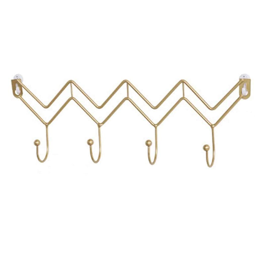 MOBYGKFY Simple Wall Key Hook, Wall-Mounted Corrugated Hook, Decorative Entrance Wall Storage Hook Coat Hook(D)