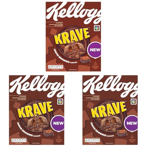 Krave Brownie 375g (Paquete de 3)