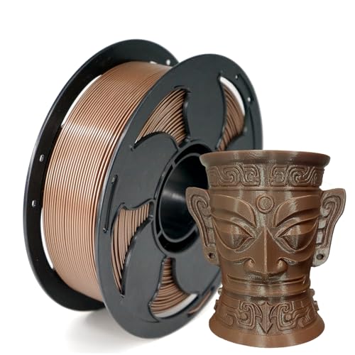 Image of Metal Brown PETG 1.75mm 1kg Shiny Smooth Metallic 3D Filament Spool FDM AMS