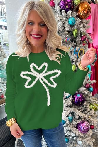 Image of LEMAFER Women 2026 Merry Christmas Round Neck Sequin Letters Sweater Casual Solid Slogan Long Sleeve Pullover Sweatshirt Tops