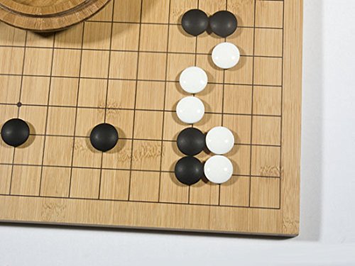Go-Spiel von Hebsacker Verlag – Go-Set aus Bambus 19×19 und 13×13