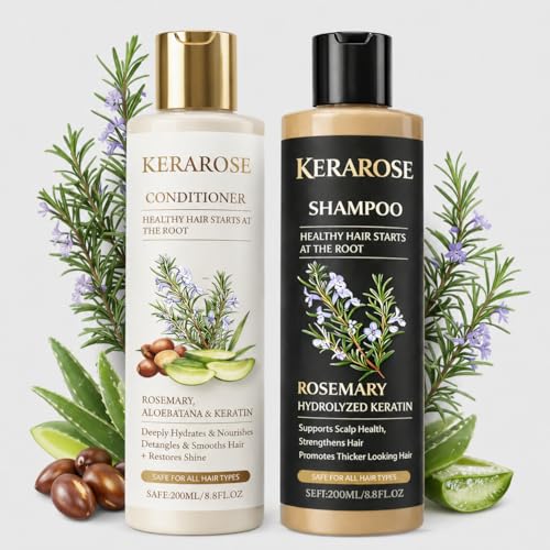 Kerarose Rosemary Shampoo and Conditioner Bundle 200ml Each