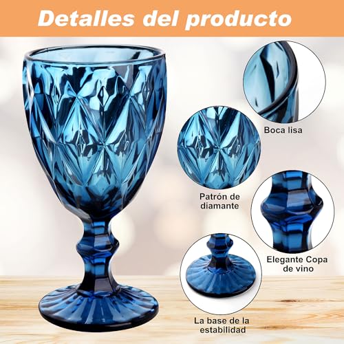 Consejos y comparativas para Comprar Copas vintage azul los mejores 5. 9 Imagen adicional