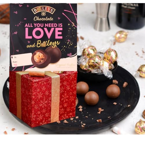 Baileys Gift Set Baileys Chocolate Gift Box 100g | Bailes Original Irish Cream Truffles | Luxury Birthday Hampers Easter Gifts Presents for Women Men chocolate gifts