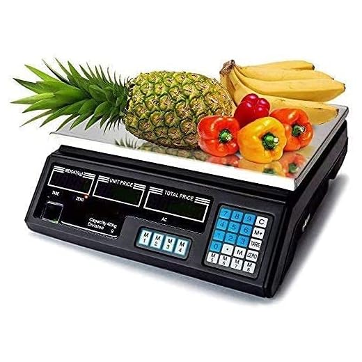 Maxell Power CE BASCULA Digital BALANZA Digital Electronica para Comercio Pesa FRUTERA 40KG MP-BCS50