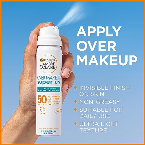 Garnier Ambre Solaire Over Makeup Super UV Protection Mist - 75 ml (SPF 50) – Ansicht 2