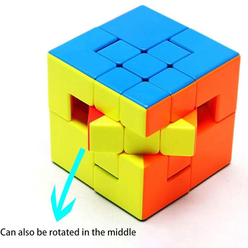 Image of HAWKISTER all ages Moyu Meilong Puppet Speed Cube II Stickerless Magic Cube Puzzle