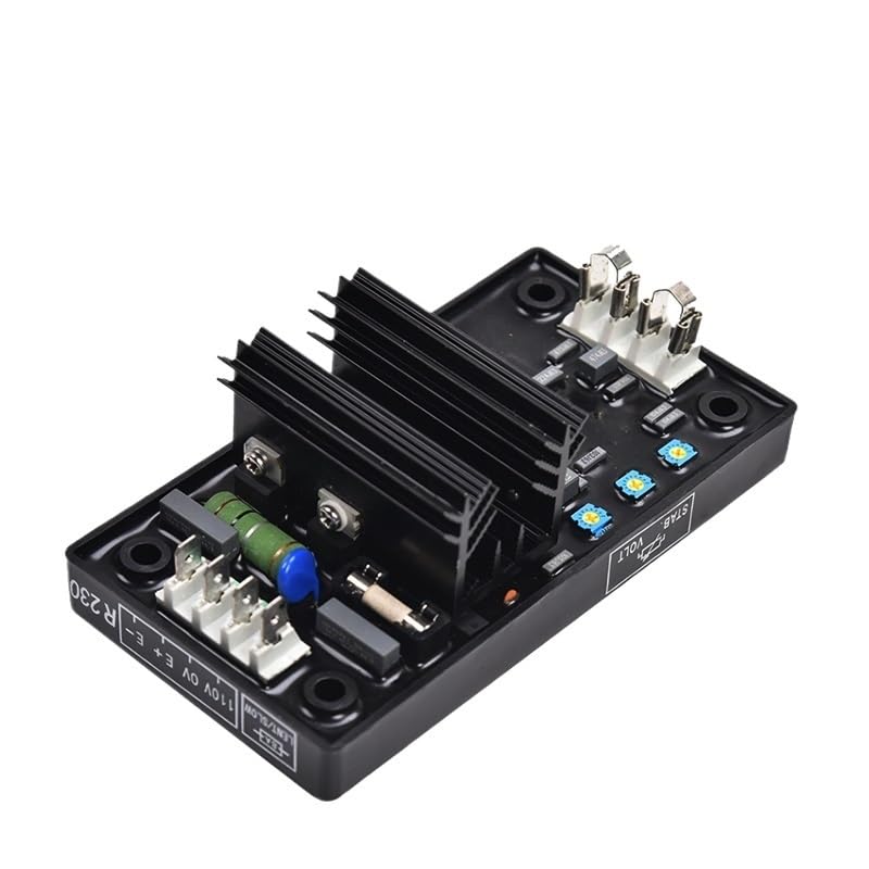 Estabilizador de Voltaje del generador AVR R230 220V 380V AC Interruptor Fuente alimentación trifásico Controlador Ajustable