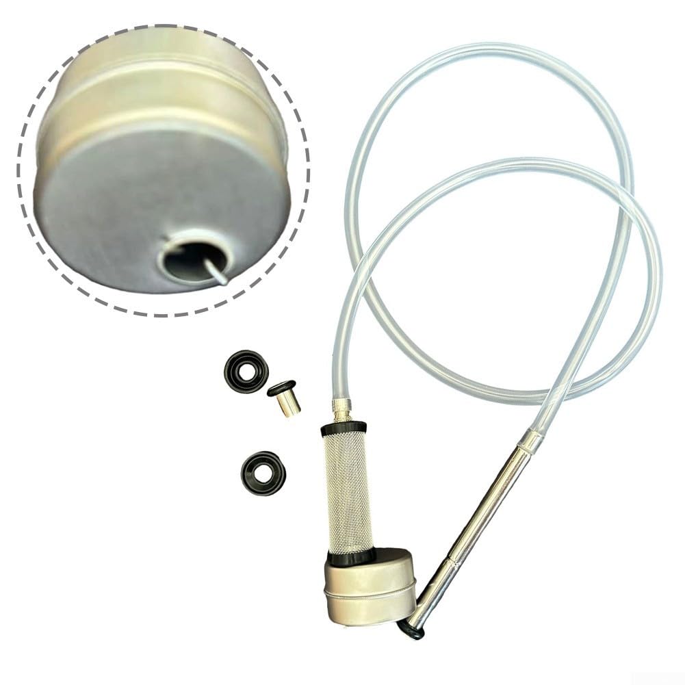 Tubo galleggiante per fusto di birra con doppio filtro a rete 300/500, design senza intasamento per versare e ridurre al minimo spreco, configurazione di connessione esterna