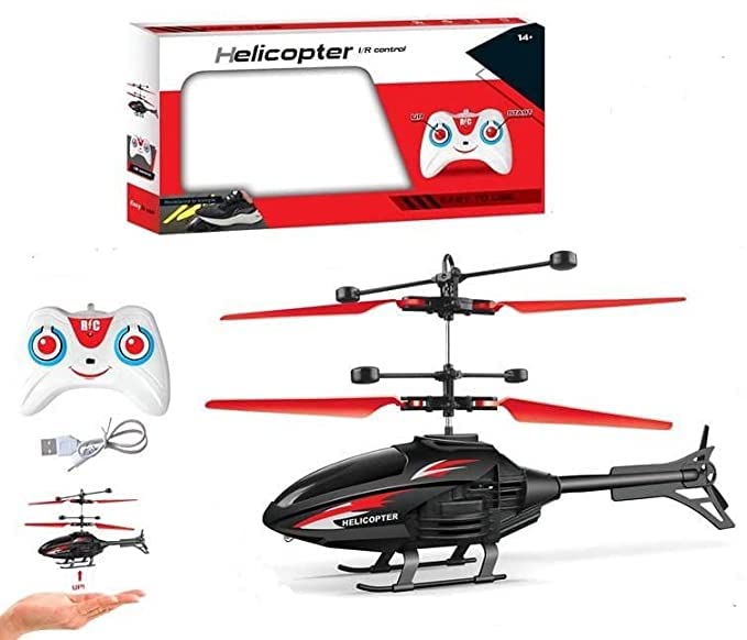 Blue Feather Sports Sensor Toy Remote Control Helicopter for Boys/Kids Age 5 + Years, Indoor Palm Sensing RC Helicopter Rechargeable Helicopter with LED Lights I Pack of 1 I Multicolor (B0BP1NDR43) Amazon Price History, Amazon Price Tracker