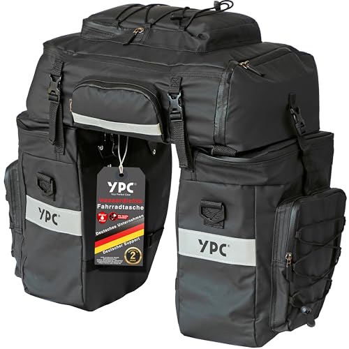 YPC Voyager 65 Liter 3 in 1 Fahrradtasche für Gepäckträger –...