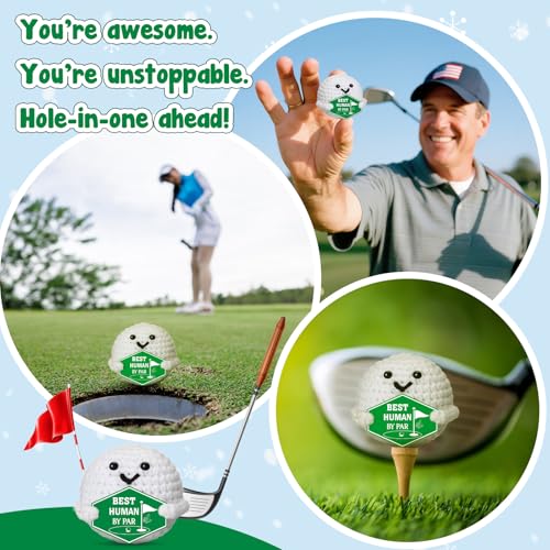 Crochet Golf Ball Gift