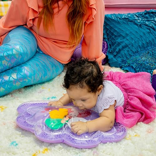 DISNEY BABY ARIEL Tapis d'eau pour bébé jeu sensoriel et d'éveil gonflable facile à nettoyer pliable jouets dès la naissance - vue 8