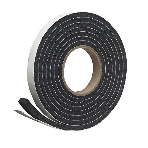 Herco 3/8 in. Thick Adhesive-Backed Closed-Cell Neoprene Sponge Rubber Stripping (1 in. Wide x 5 ft. Long)