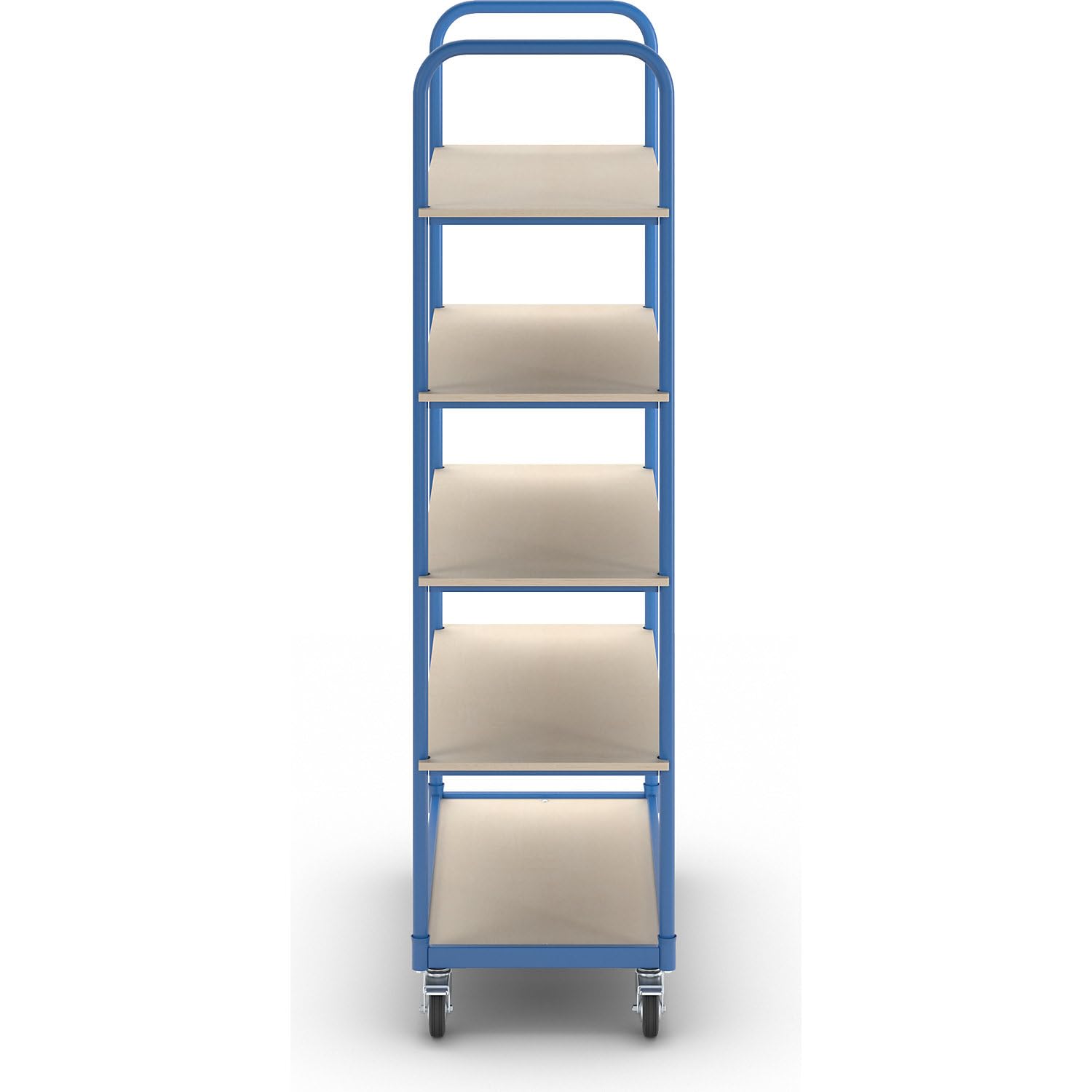 eurokraft | Etagenwagen | 5 Etagen | Ladeflächen-LxB 1050 x 475 mm