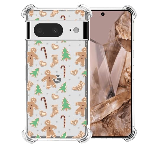Coque Pixel 7 antichoc : protégez votre écran avec le motif de Noël pain d'épice