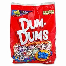DUM DUMS Lollipops, 300 Count Bag