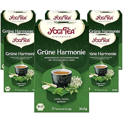 YOGI TEA, Grüne Harmonie, Ayurvedischer Bio Gewürz- und Kräutertee Cover
