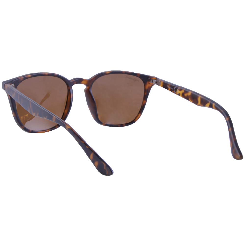 Korda Shoreditch Matt Schildpatt Sonnenbrille mit Braunen Polarisierten Gläsern, Stylische Angelbrille für Klare Sicht auf Wasseroberflächen und Fischbeobachtung