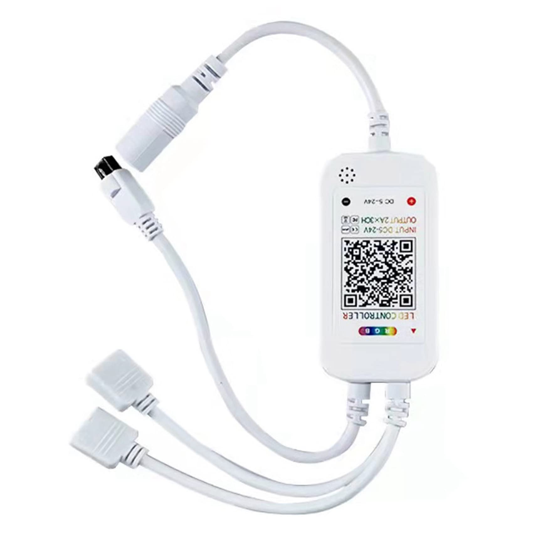 Contrôleur LED Bluetooth + télécommande 40 touches APP contrôle et synchronisation de la musique RVB IR pour 5050 3528 RGB LED lumière