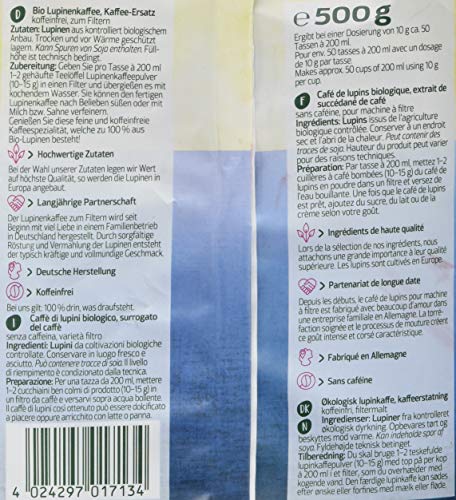 Lupinenkaffee von Naturata Bio, 500g