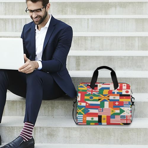 Maletín portátil con cierre para laptop 15.6 pulg miniatura 3