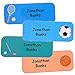 Stickers Personnalisés Prénom Et Nom | Autocollants Personnalisés Étanches Motif Sports (40)