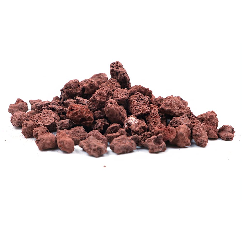 240g Gránulos de Roca de Lava,paisajismo Decorativo para Cuencos de Fuego,fogatas,Juegos de leños de Gas,chimeneas de Interior o Exterior - (3-5 mm)