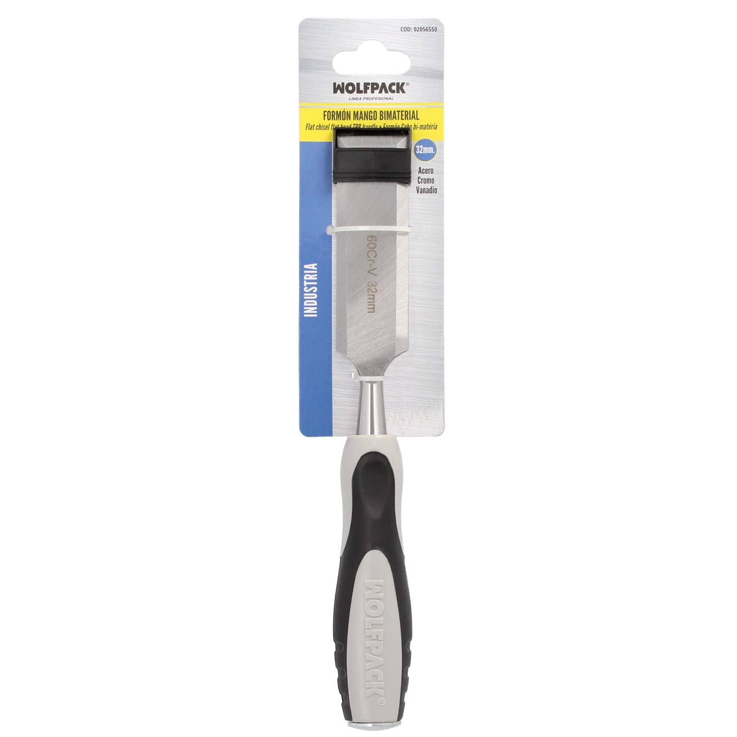 WOLFPACK LINEA PROFESIONAL Formon Mango Bimaterial 30 mm