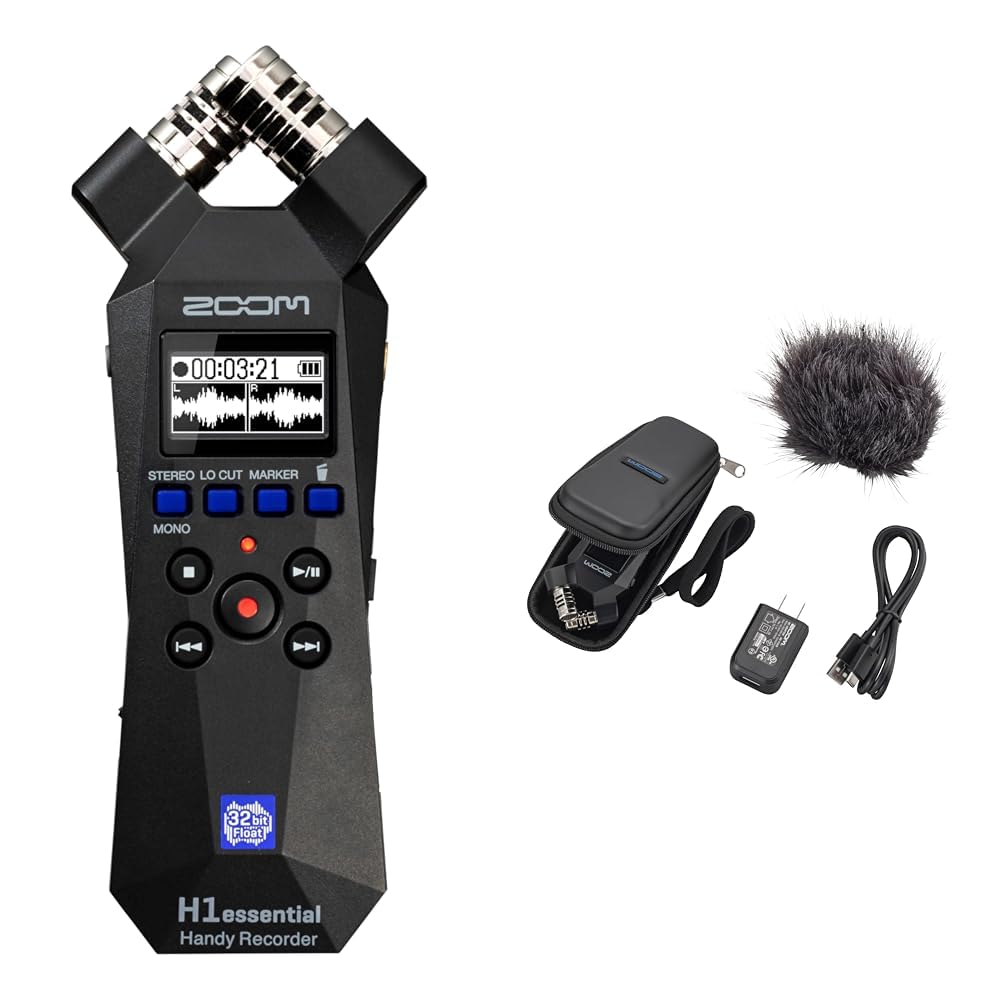 Zoom H1essential Bundle (EU Version) - Zoom H1essential + Zoom APH-1e Accessory Pack | Das perfekte Bundle zum Durchstarten mit allen wichtigen Zubehörteilen