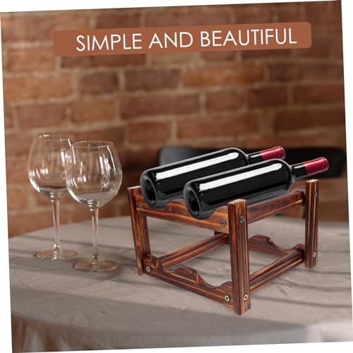 Soporte Decorativo para Botellas de Vino de Madera miniatura 5