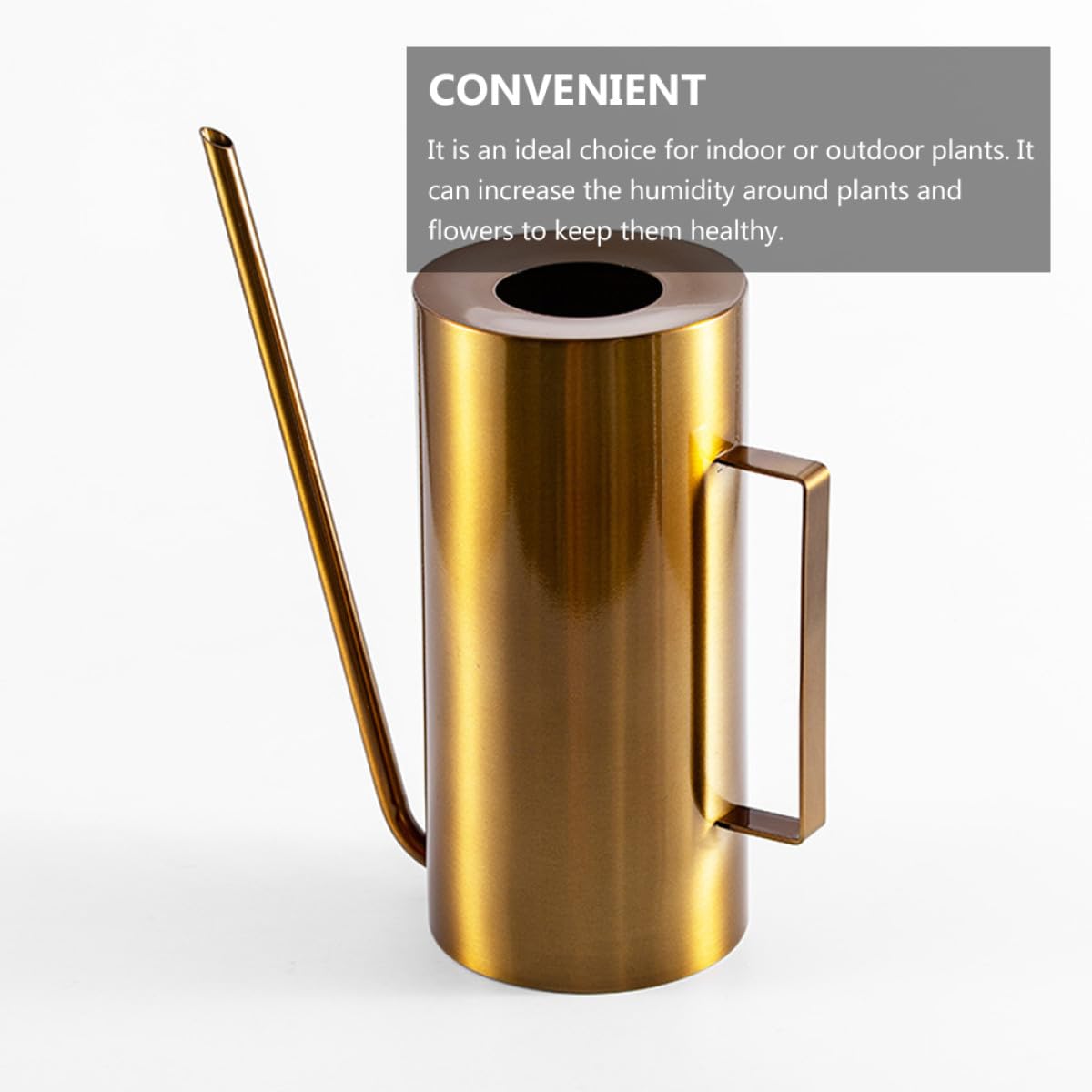 Arrosoir Acier Inoxydable pour Jardin Pulvérisateur Multifonctionnel Capacité pour Plantes Dintérieur et Extérieur Buse de Pulvérisation pour Entretien Fleurs