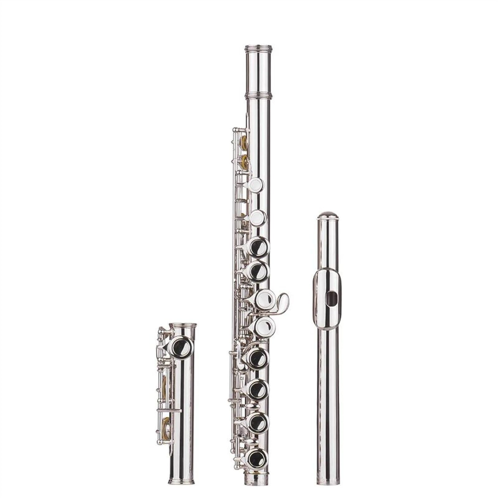 Flûte Flûte À Trou Fermé Professionnelle À 16 Trous Flûtes À Clé En C Instrument À Vent En Cupronickel Des Sons Riches Pour Les Débutants