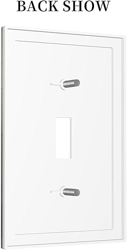 Vista 124 de Cubiertas decorativas de salida de estrella de mar playera, tablero de madera azul de concha de mar de 1 banda, decoración individual GFCI, placa