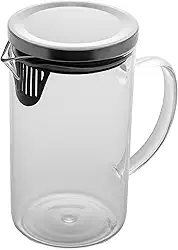 WOLFF - Jarra de Vidro Borossilicato com Tampa 1L