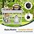 Shintenchi 24.6"x37.6" Pizza Oven Cart Table with Topping Station and Wheels, Outdoor Tabletop Grill Table Stand, Movable Food Prep Workcart Fits for Ninja Blackstone Woodfire Grill