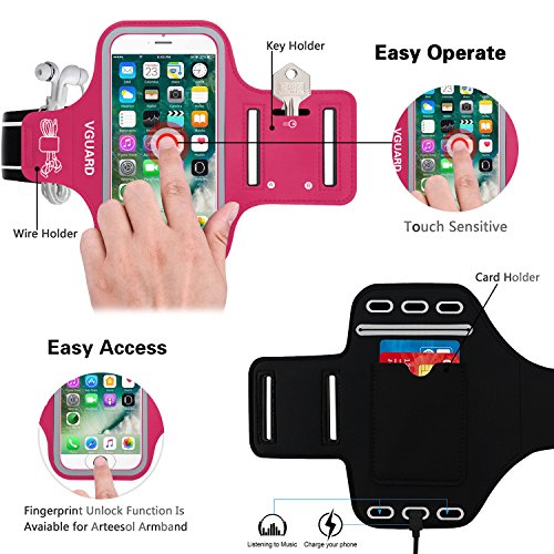 VGUARD Fascia da Braccio Sportiva Universale 6.2''...