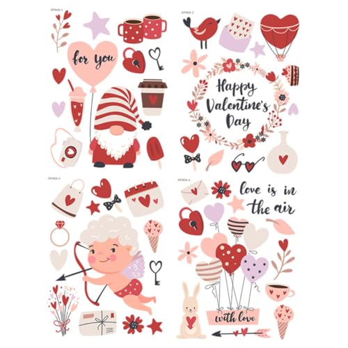 OUNONA �o�����^�C���f�[�p���}���`�b�N�Ȉ��̑��p�X�e�b�J�[ ���O���\��PVC���E�H�[���X�e�b�J�[ ����ǂ̃t�F�X�e�B�o������ ������