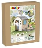Smoby Life - Square Spielhaus (174 x 110 x 127 cm) mit 60% Recyclinganteil mit Sandkasten - Garten-Spielhaus für Kinder - inklusive Zubehör - ab 2 Jahre - 6