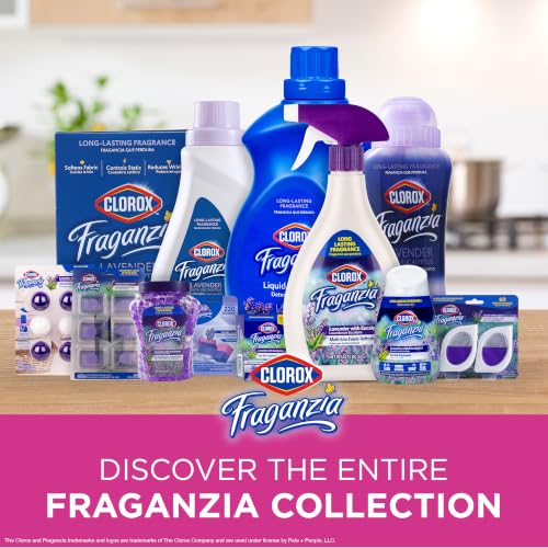 Image of Clorox Fraganzia Liquid Dish Soap, Lavender Scent, 22 Oz, 2 Pack | Cuts through tough grease fast, quick-rinsing formula, washes away grime, powerful daily clean, gentle