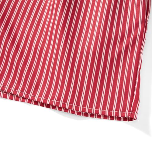 Image of Women Pajamas Shorts Micro Boxer Shorts Y2K Cute Gingham Sleep Lounge Shorts Checkered Plaid Button Pj Mini Shorts