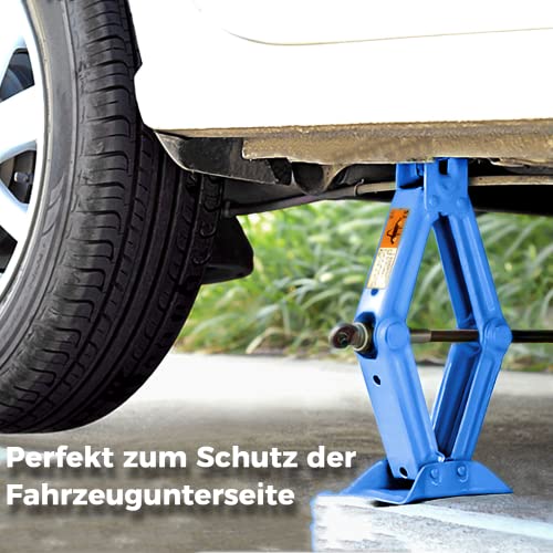 Warmfay® Wagenheber 2,5T - Scherenwagenheber Für Auto & SUV Mit Zubehör