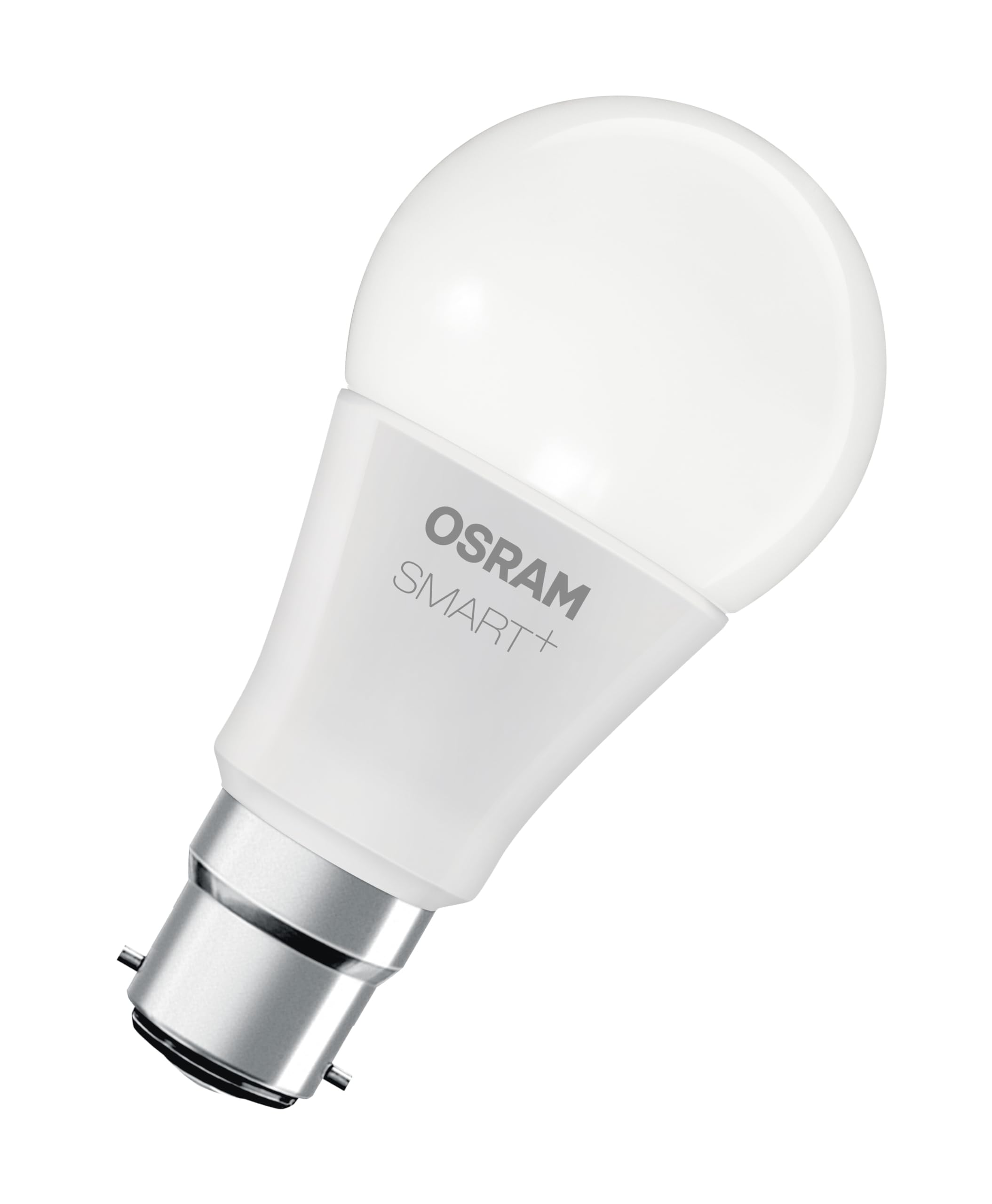 Osram SMART+ LED-Lampe Kolbenform A60 RGBW B22D, kompatibel mit Alexa und Google Home, Tunable White, Multicolor, WLAN, Filamentdesign
