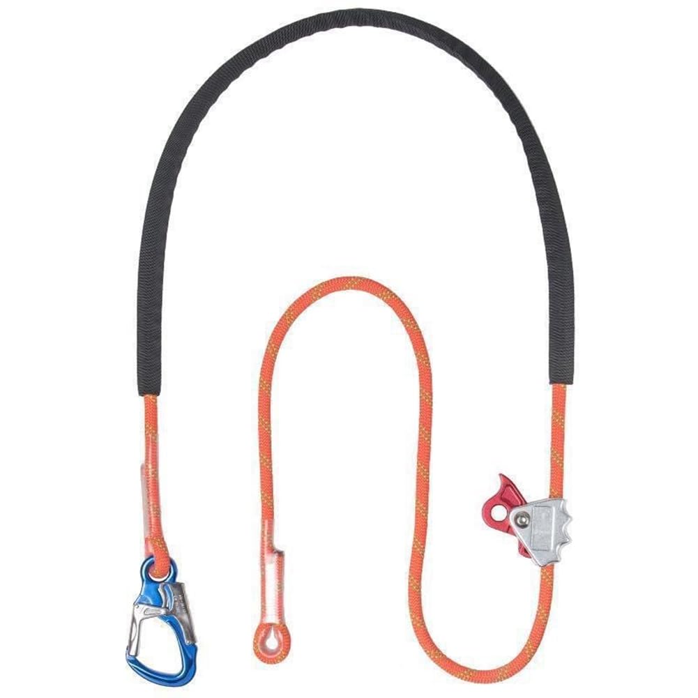 Ijsdnvjndx As Shown Electrician Adjustable 12Mm Safety Rope Flat Belt Fence Height Work Fall Prevention Construction Safety Equipment 5M