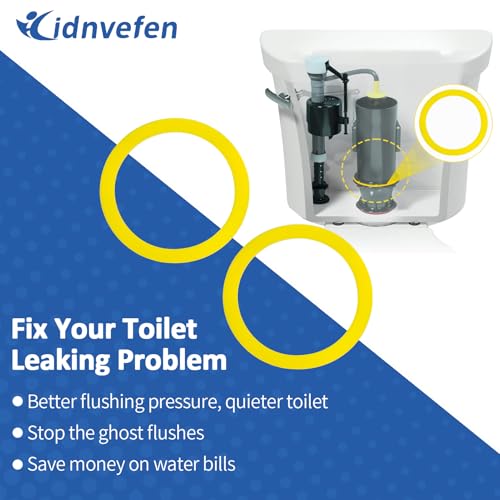 3Pcs Canister Flush Valve Seal for Kohler, Toilet Tank Parts GP1059291 Flush Valve Seal, Silicone Gasket Replacement Parts Toilet Seal Ring - Image 5